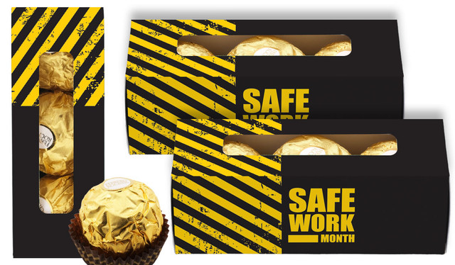 Safe Work Month Personalised Ferrero Rocher Gift Box