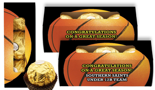 Basketball Personalised Ferrero Rocher Gift Box