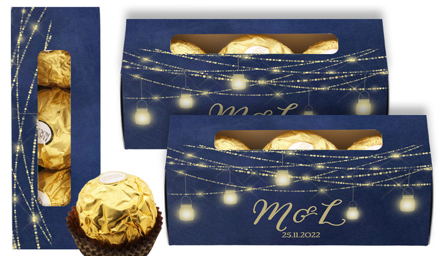 Evening Mason Jars Personalised Ferrero Rocher Gift Box