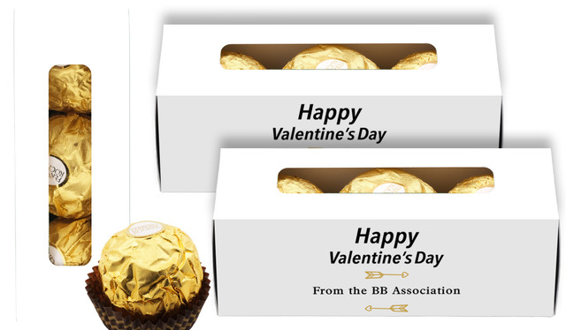 Simple Sentiment Personalised Valentine's Day Ferrero Rocher Gift Box