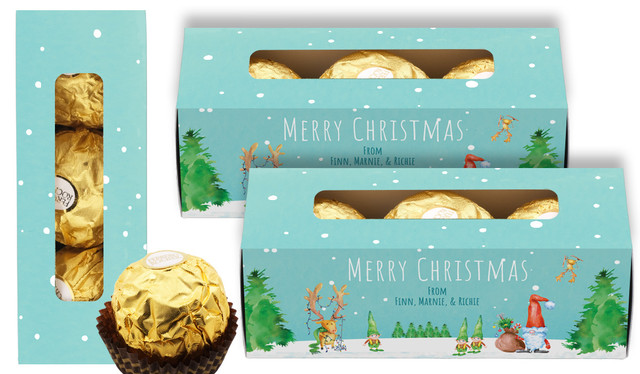 A Watercolour Christmas Custom Ferrero Rocher Gift Box