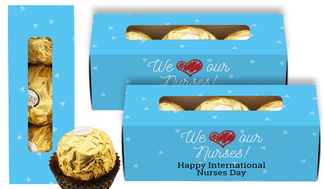 We Love Our Nurses Personalised Ferrero Rocher Gift Box