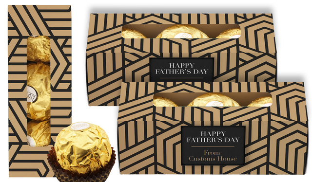 Deco Fathers Day Custom Ferrero Rocher Gift Box