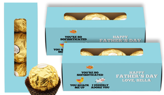 Dad Jokes Fathers Day Custom Ferrero Rocher Gift Box