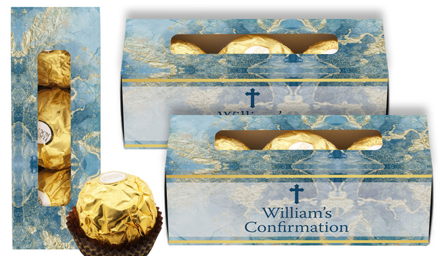 Abstract Background Confirmation Personalised Ferrero Rocher Gift Box