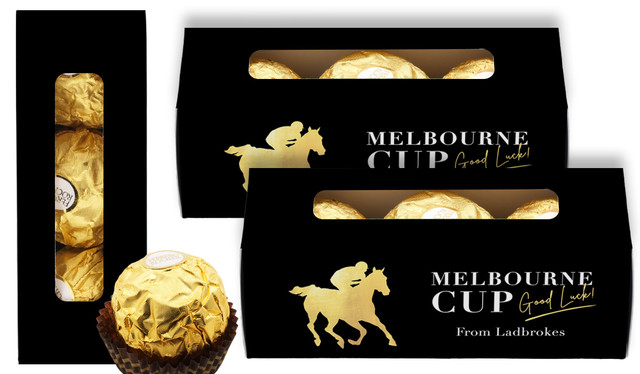 Gold Trip Melbourne Cup Horse Racing Ferrero Rocher Gift Box