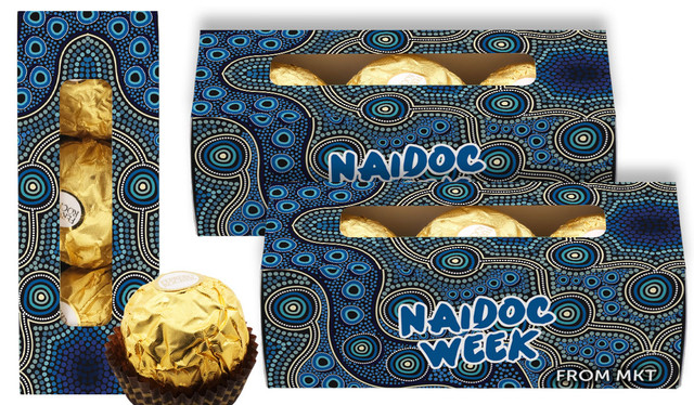 Blue NAIDOC Week Ferrero Rocher Gift Box