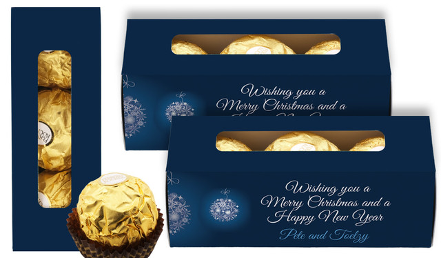 Blue Ornament Ferrero Rocher Gift Box