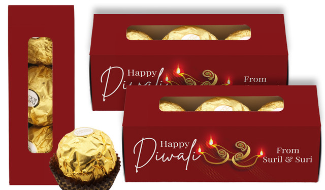 Elegant Lantern Diwali Ferrero Rocher Gift Box