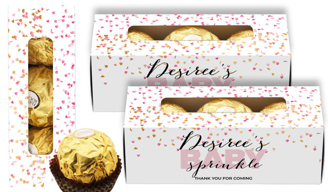 Sprinkle Confetti Baby Shower Ferrero Rocher Gift Box