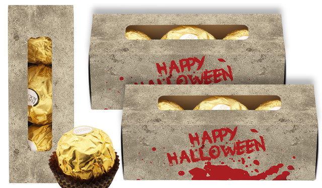 Blood Splatter Personalised Halloween Ferrero Rocher Gift Box