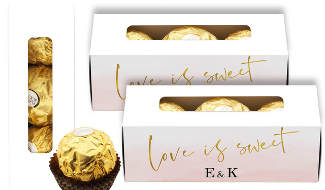 Love Is Sweet Personalised Ferrero Rocher Gift Box