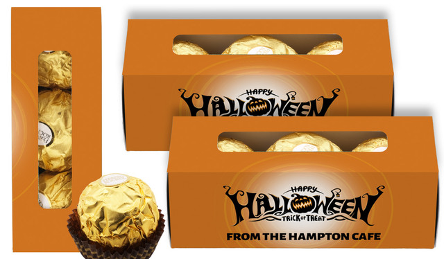 Halloween Script Personalised Halloween Ferrero Rocher Gift Box