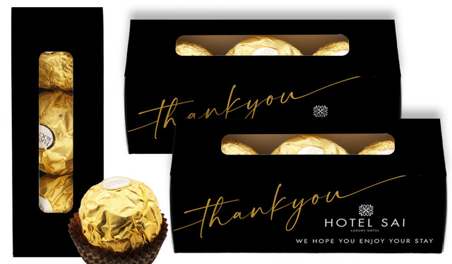 Simple Thank You Hospitality Branded Ferrero Rocher Gift Box