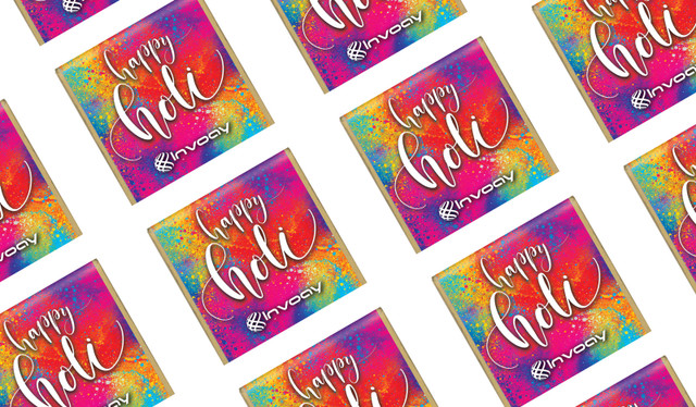 Red Branded Holi Mini Chocolates