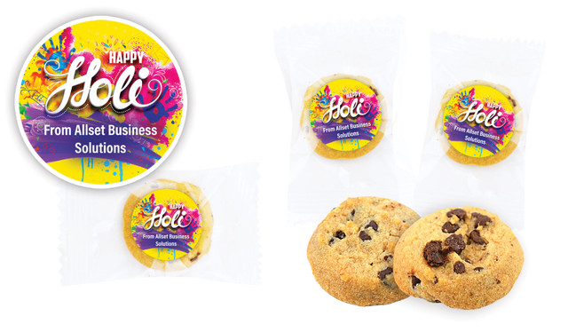 Yellow Branded Holi Bite-Size Cookie 5g
