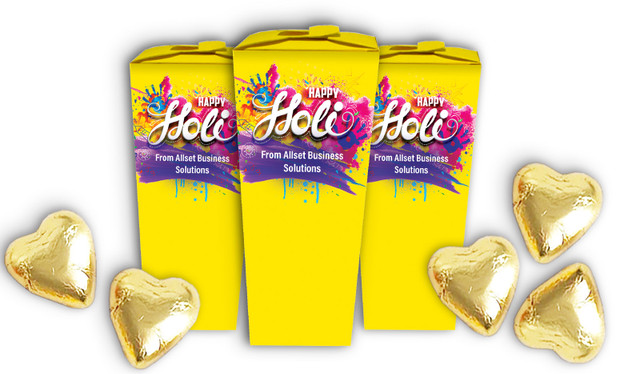 Yellow Branded Holi Chocaboxes