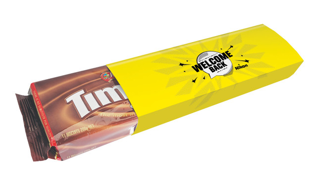 Starburst Welcome Back Personalised Packet Of TimTams TM