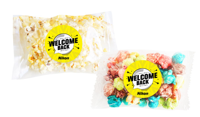 Starburst Welcome Back Personalised Popcorn Bag
