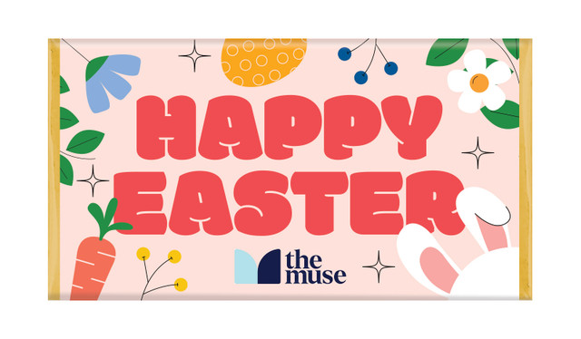 Lucky Pink Personalised Easter Chocolates