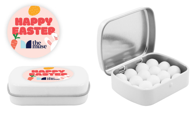 Lucky Pink Personalised Mint Tins