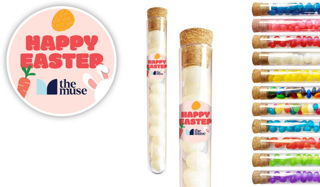 Lucky Pink Easter Personalised Test Tubes