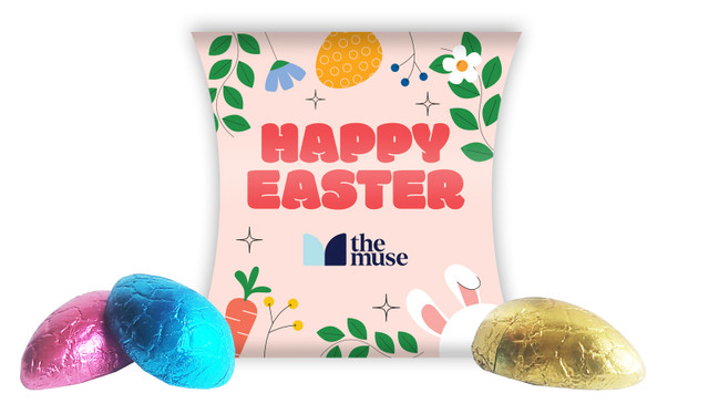 Lucky Pink Easter Pillow Box