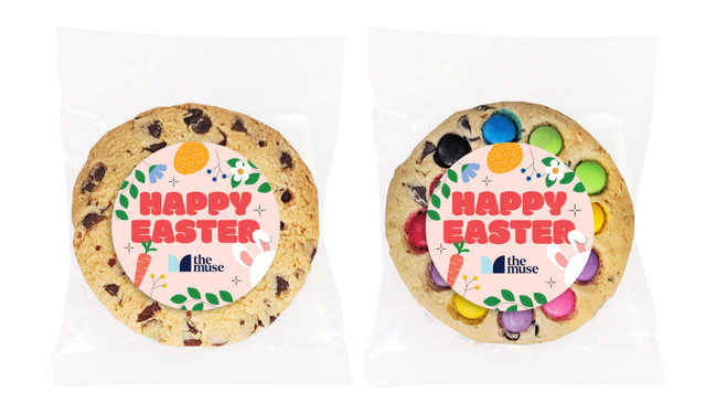 Lucky Pink Personalised Cookie
