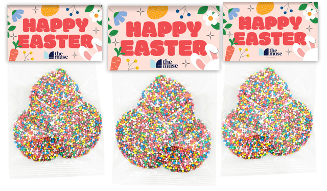 Lucky Pink Personalised Easter Speckle Bag