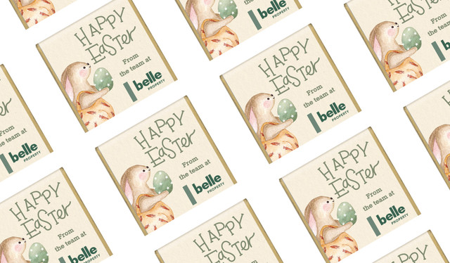 Gift Giving Bunny Easter Personalised Mini Chocolates