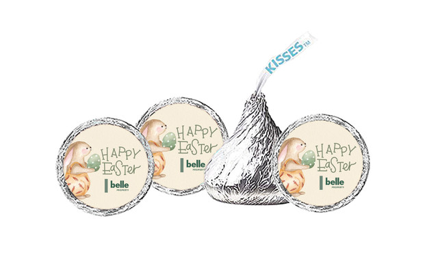 Gift Giving Bunny Easter Personalised Hershey's Kisses