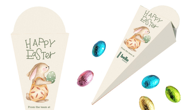 Gift Giving Bunny Personalised Carrot Box