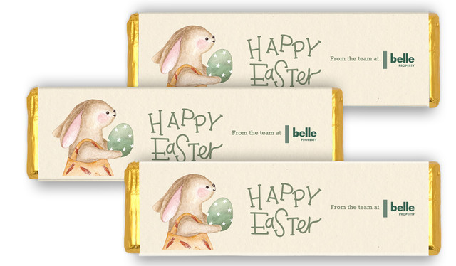 Gift Giving Bunny Easter Personalised Cadbury Chocolate Bar