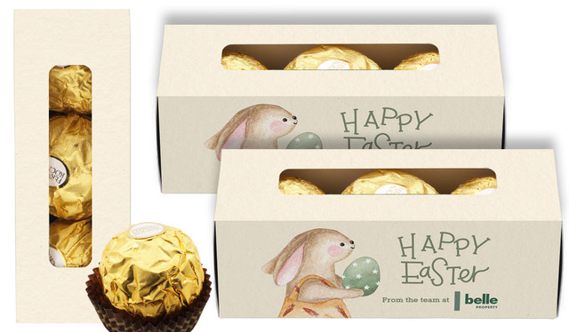 Gift Giving Bunny Personalised Easter Ferrero Rocher Gift Box