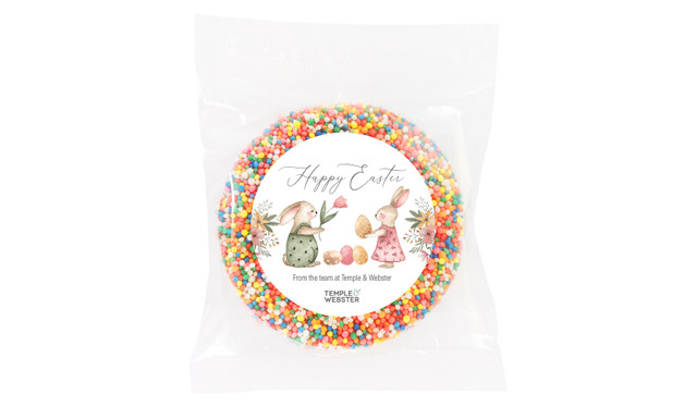 Furry Friends Personalised Easter Giant Chocolate Freckles