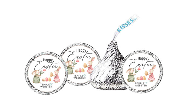 Furry Friends Easter Personalised Hershey's Kisses