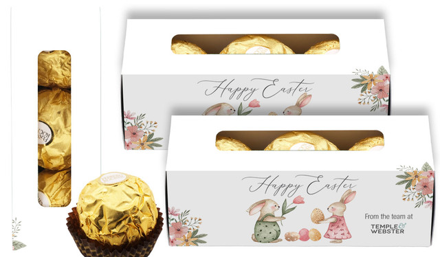 Furry Friends Personalised Easter Ferrero Rocher Gift Box