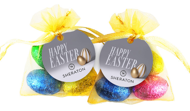 Elegant Eggs Easter Egg Organza Bag With Tag