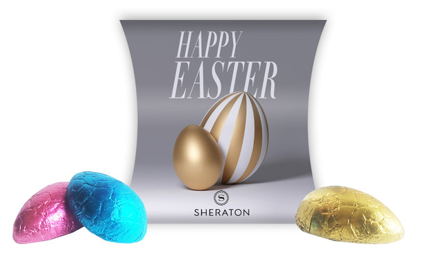 Elegant Eggs Easter Pillow Box