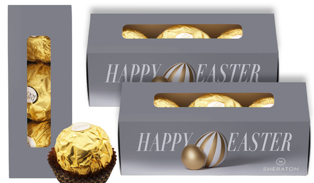 Elegant Eggs Personalised Easter Ferrero Rocher Gift Box