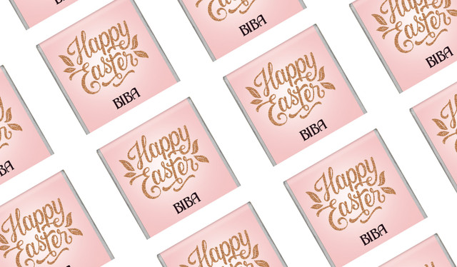 Blush And Copper Easter Personalised Mini Chocolates