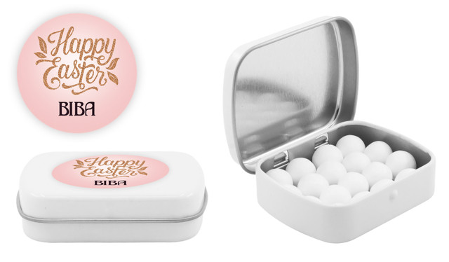 Blush And Copper Personalised Mint Tins