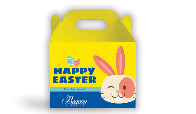 Block Colour Personalised Gable Favour Box