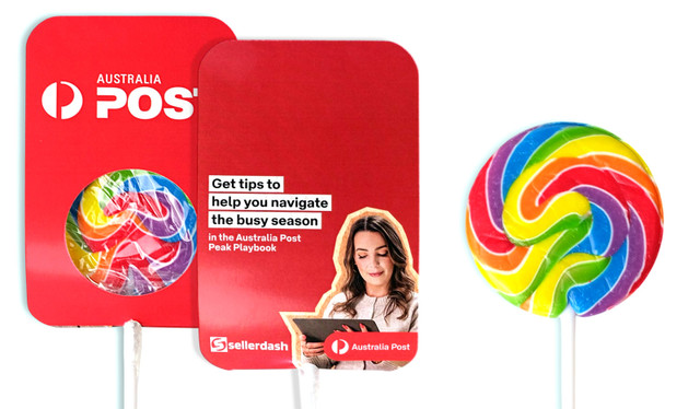 4cm Rainbow Pop In Personalised Pop Holder