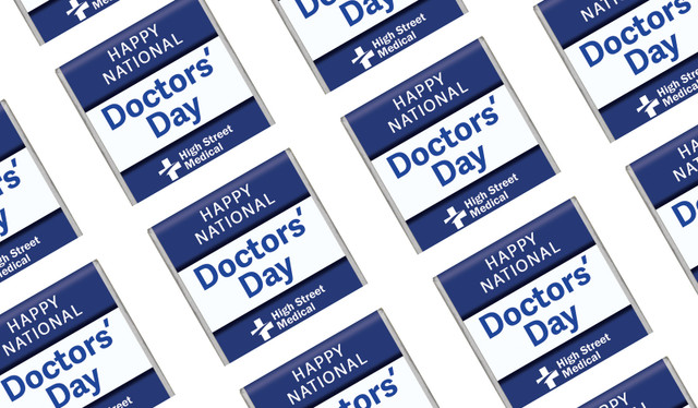 National Doctors Day Personalised Mini Chocolates