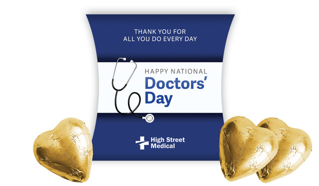National Doctors Day Personalised Pillow Boxes