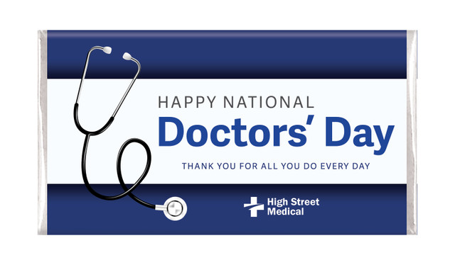 National Doctors Day Chocolate Bars