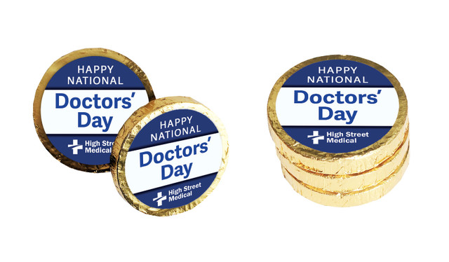 National Doctors Day Custom Chocolate Coin
