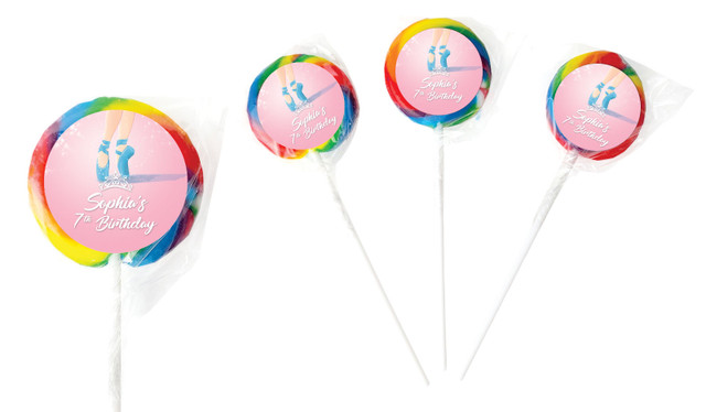 Ballet Shoes Birthday Personalised Lollipops