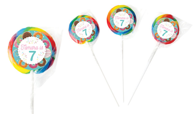 Donut Party Personalised Lollipops - Australia's #1 Kids Party Supplies